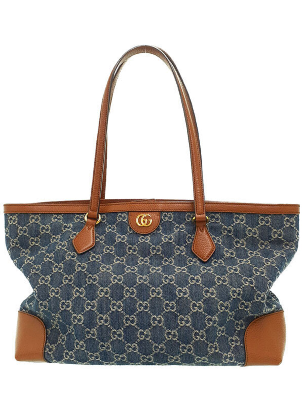Gucci Ophidia GG Denim Tote Bag